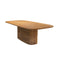 Mellow Oval Dining Table  option Teak