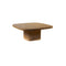 Mellow Square Coffee Table  option Small: 35.5 in width