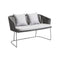 Moments Outdoor Bench  option Light Grey Cane-line Natte