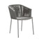 Moments Outdoor Stackable Armchair with Cushion  option Grey Cane-Line Soft Rope