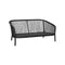 Ocean 2-Seater Outdoor Sofa  option Dark Grey Cane-Line Soft Rope