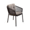 Ocean Outdoor Dining Chair  option Dark Grey Cane-Line Wove