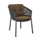 Ocean Outdoor Dining Chair  option Umber Brown Cane-Line Rise