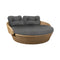 Ocean Outdoor Daybed  option Daybed with Grey Cane-Line Air Touch Cushion