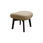 Pace Footstool with Wood Base