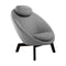 Pace Lounge Chair Wood Base  option Light Grey Cane-Line Zen
