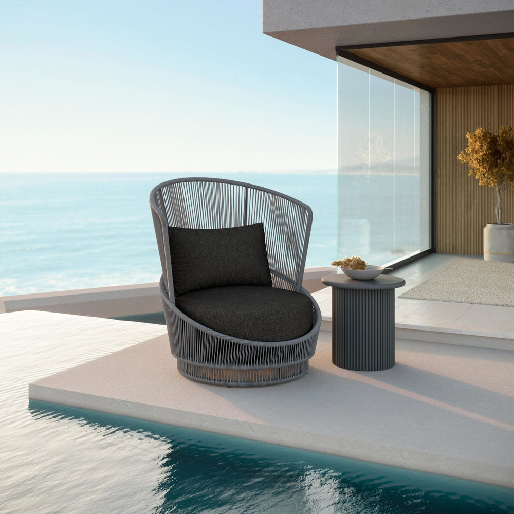 Palma Swivel Outdoor Club Chair