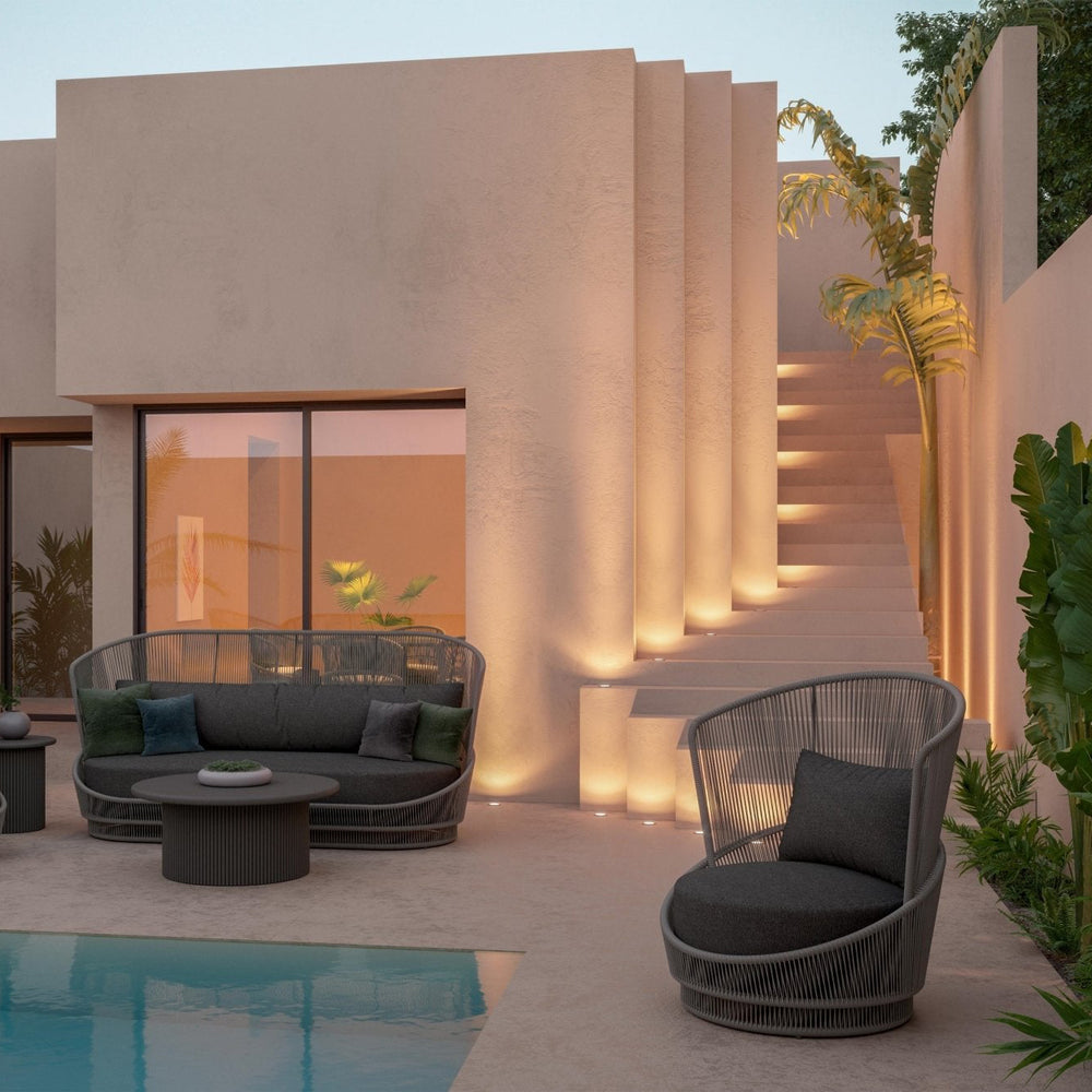 Palma Swivel Outdoor Club Chair