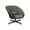 Peacock Outdoor Lounge Chair with Swivel Base  option Dark Green Cane-Line Link