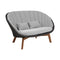 Peacock Outdoor 2 Seater Sofa  option Light Grey Cane-Line Focus