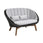 Peacock Outdoor 2 Seater Sofa