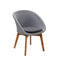 Peacock Outdoor Dining Chair  option Grey Cane-Line Natte