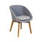Peacock Outdoor Dining Chair  option Light Grey Cane-Line Focus