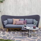 Peacock Outdoor Wing 3-Seater Sofa