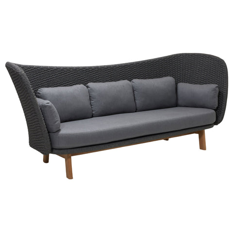 Peacock Outdoor Wing 3-Seater Sofa