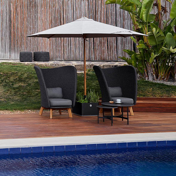 Peacock Outdoor Wing High Back Chair