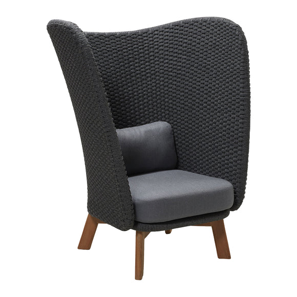 Peacock Outdoor Wing High Back Chair