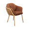 Stay Stackable Armchair  option Umber Brown Cane-Line Rise