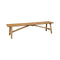 Sticks Outdoor Bench  option Teak