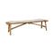 Sticks Outdoor Bench  option Sand Cane-Line Natte