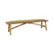 Sticks Outdoor Bench  option Turmeric Yellow Cane-Line Rise