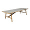 Sticks Outdoor Dining Table  option Teak
