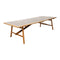 Sticks Outdoor Dining Table  option Basalt Ceramic