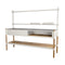 Sticks Outdoor Kitchen with Teak Shelf  option Shelf With Sand Wall System