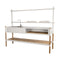 Sticks Outdoor Kitchen with Teak Shelf  option Stainless Steel With Sink and Fixtures