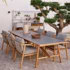 Sticks Outdoor Kitchen with Teak Shelf