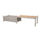 Sticks Outdoor Large Planter Bench  option Sand