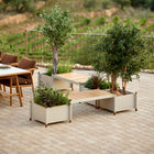 Sticks Outdoor Planter Bench