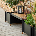 Sticks Outdoor Planter Bench