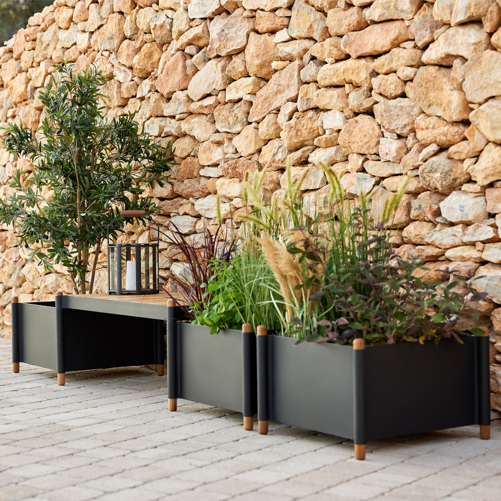 Sticks Outdoor Planter Bench