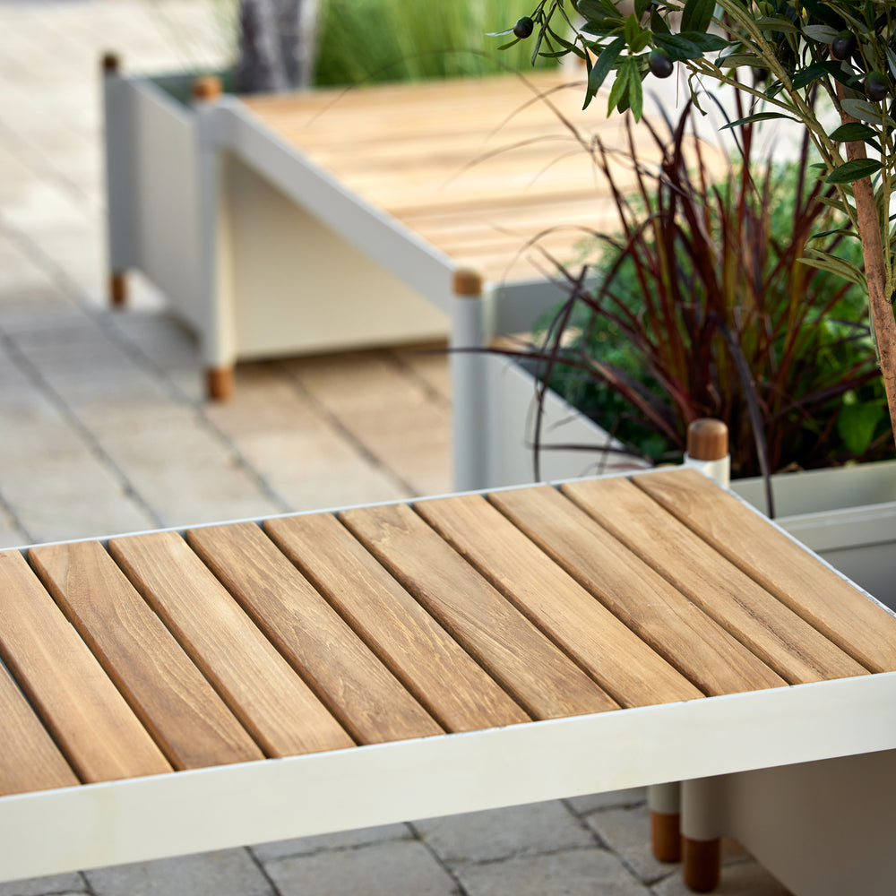 Sticks Outdoor Planter Bench