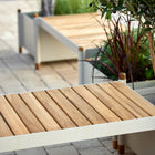 Sticks Outdoor Planter Bench