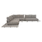 Sticks Platform Large Sofa  option Light Brown Cane-Line Rise