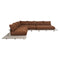 Sticks Platform Large Sofa  option Umber Brown Cane-Line Rise