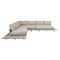 Sticks Platform Large Sofa  option Aluminum