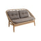 Strington Outdoor 2-Seater Sofa  option Natural Cane-Line Weave / Taupe Cane-Line AirTouch