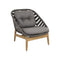 Strington Outdoor Lounge Chair  option Dark Grey Cane-Line Soft Rope / Grey Cane-Line AirTouch