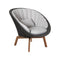 Peacock Outdoor Lounge Chair  option Light Grey Cane-Line Focus