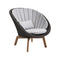 Peacock Outdoor Lounge Chair  option Light Grey Cane-Line Natte