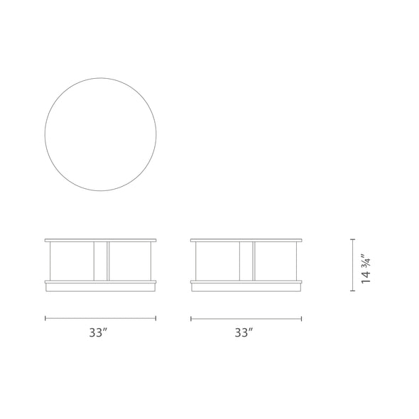 Combi Center Coffee Table