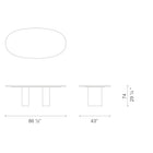 Dolmen Color Dining Table