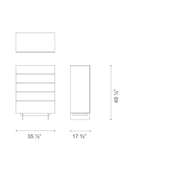 Uni Notte Tall Dresser