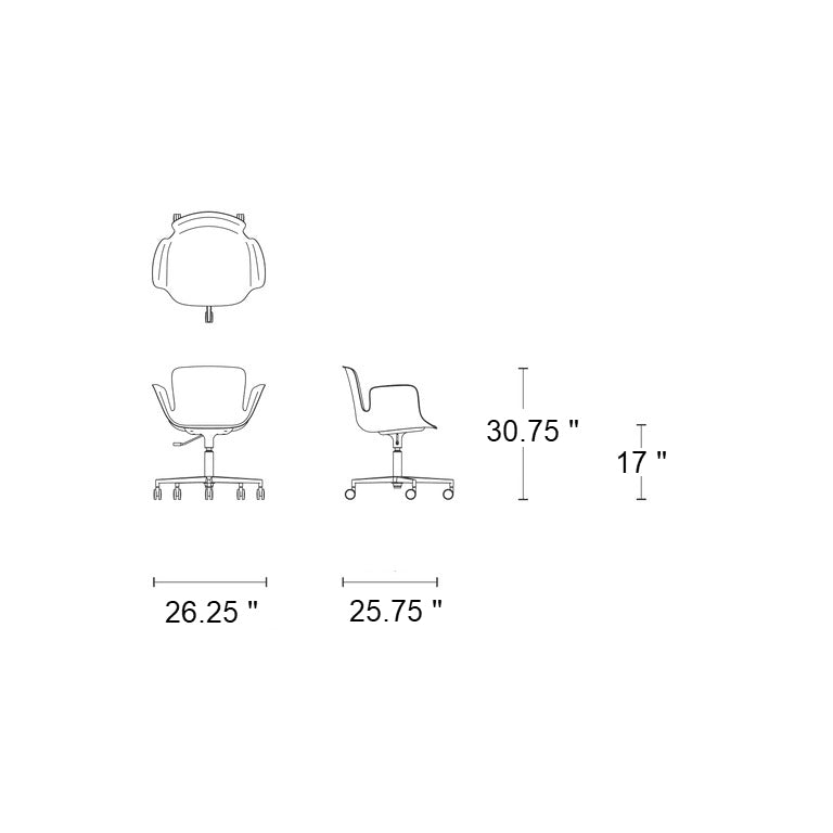 Juli Plastic Adjustable Task Chair