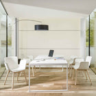 Juli Plastic Chair with Wood Leg