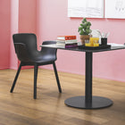 Juli Plastic Chair with Wood Leg