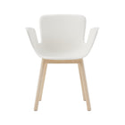Juli Plastic Chair with Wood Leg
